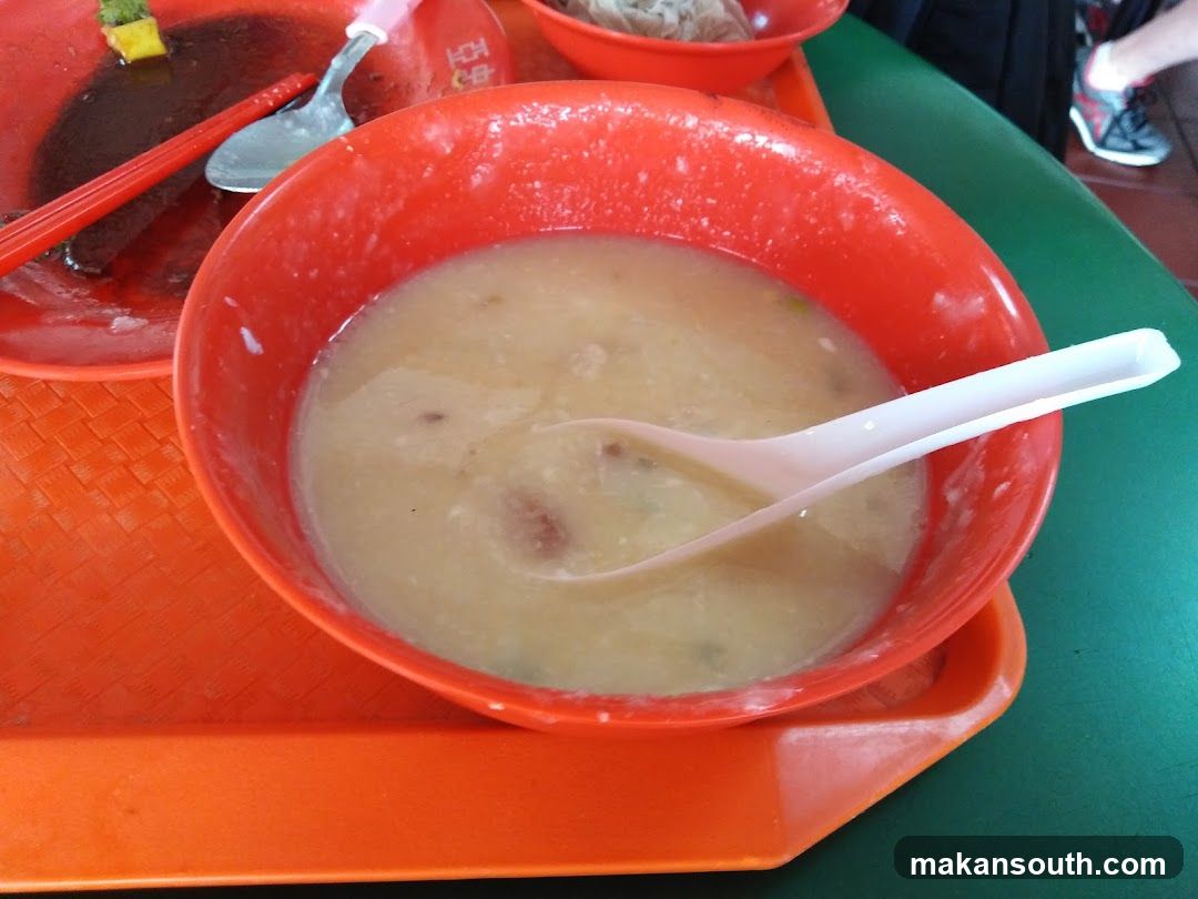 Bowl of Porridge with Spoon