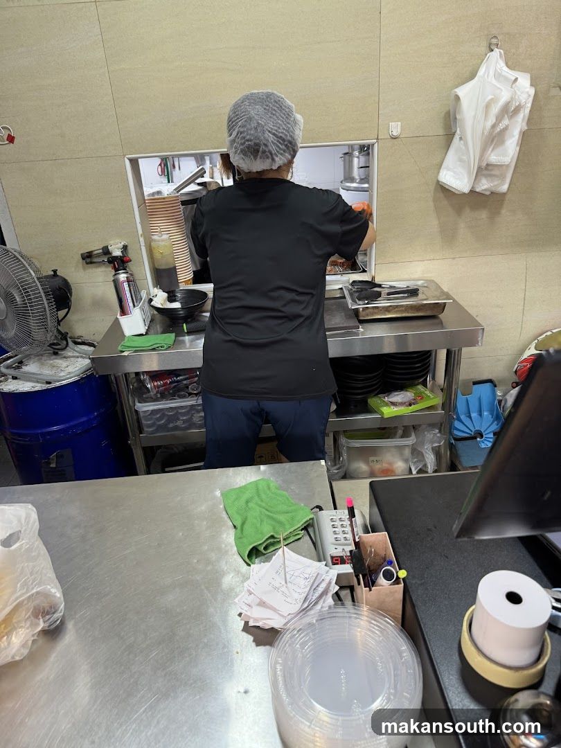 Restaurant kitchen interior