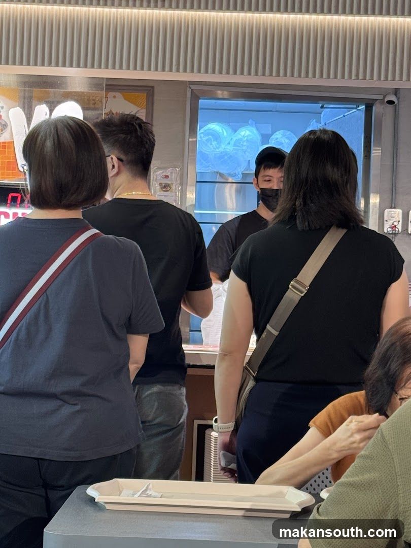 People in a food establishment