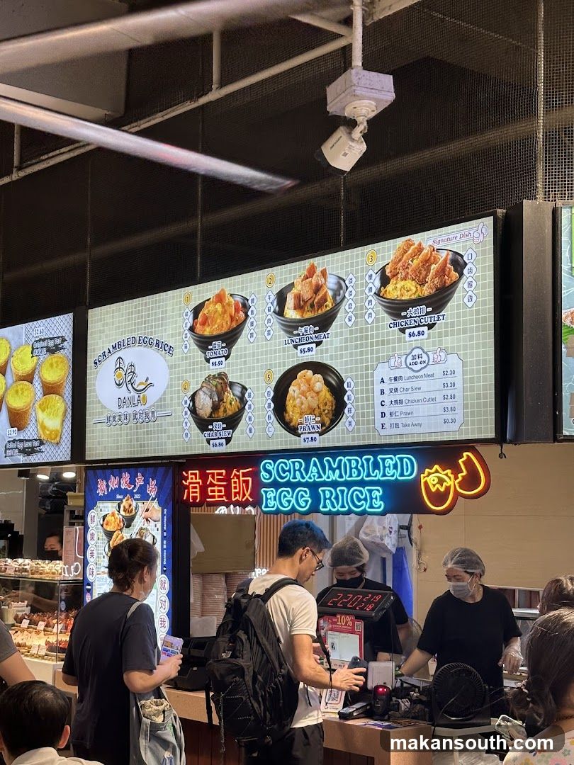 Food Stall Interior Scene