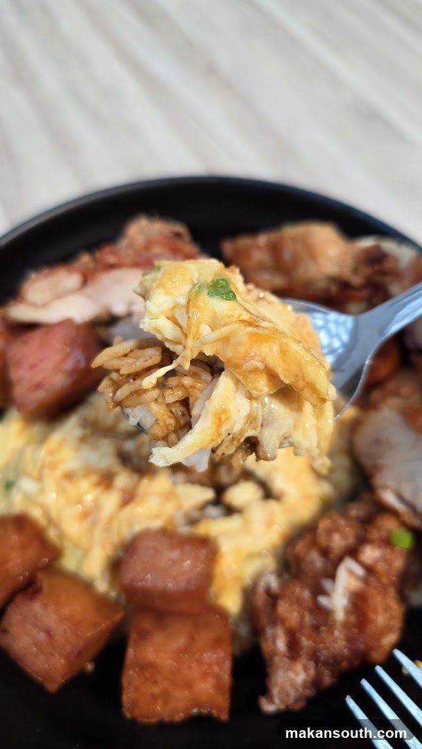 Fried Rice with Egg and Meat