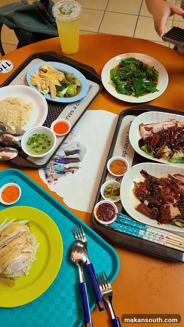 Hawker Center Meal Spread
