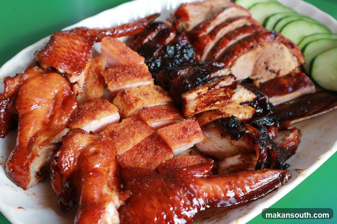 Roasted Chicken and Pork Platter