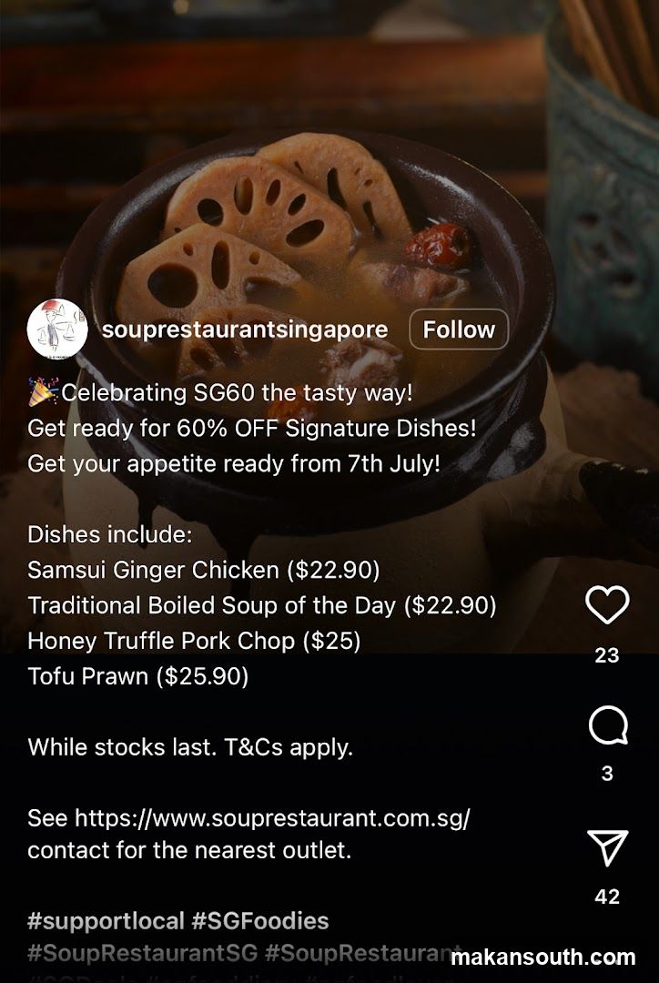 Soup Restaurant 三盅两件