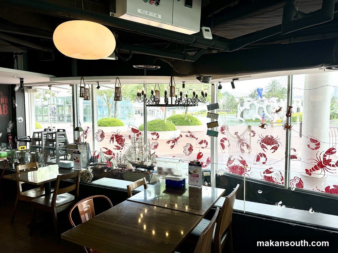 Restaurant Interior with Window Decor