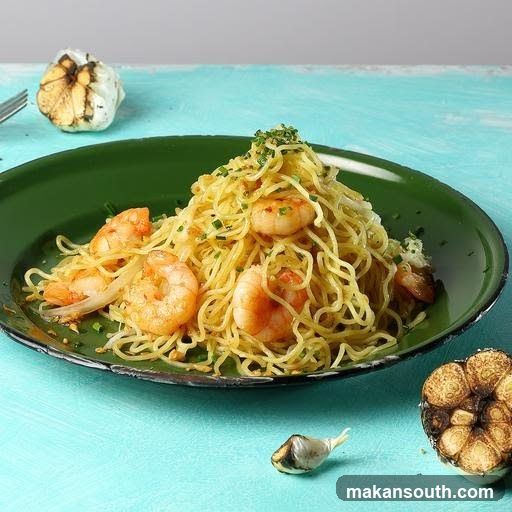 Shrimp Pasta with Garlic
