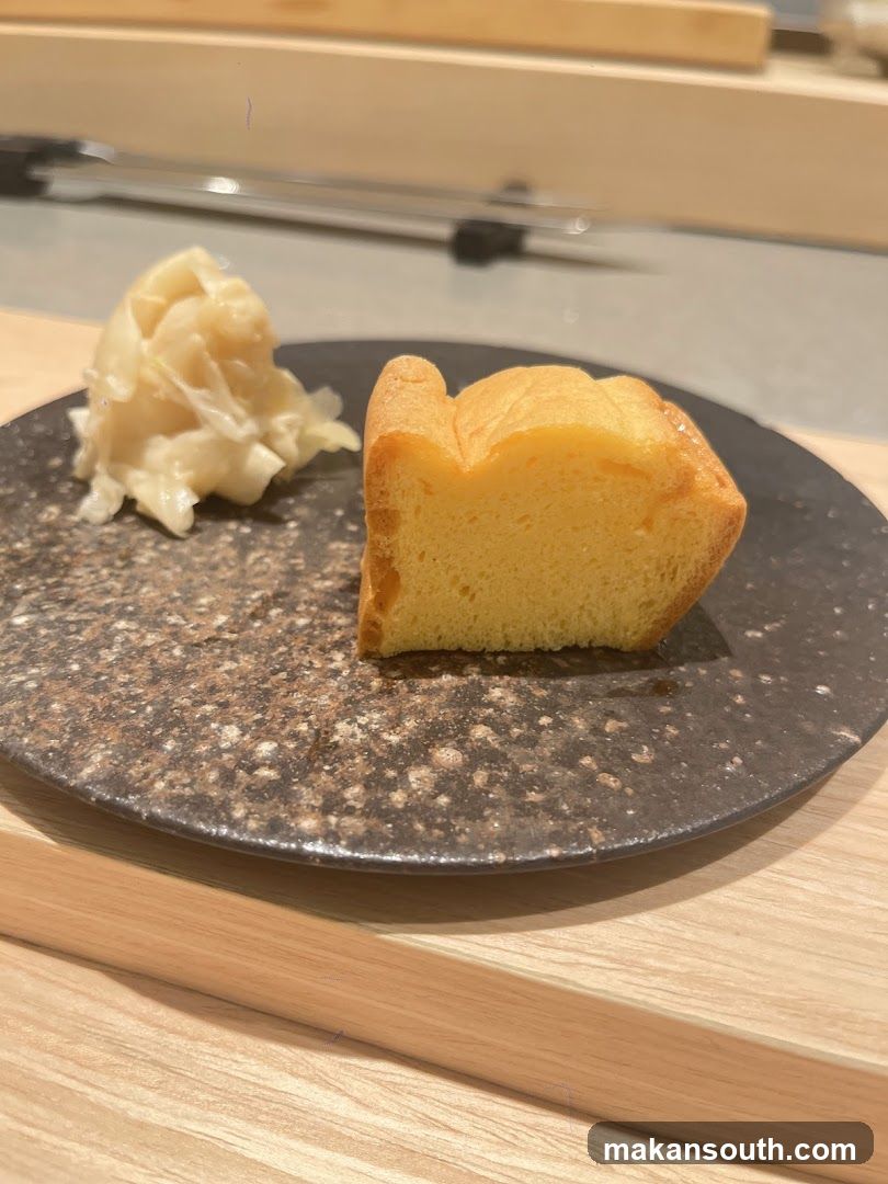 Sliced Cake with Condensed Milk