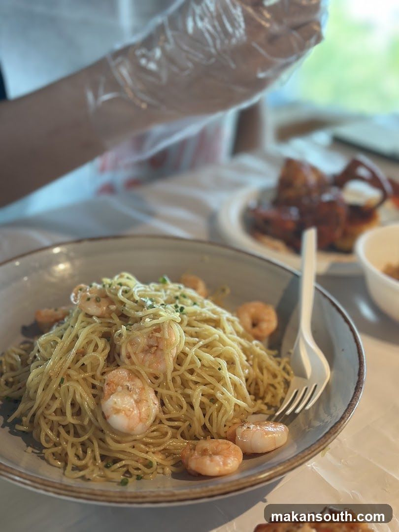 Shrimp Pasta Dish