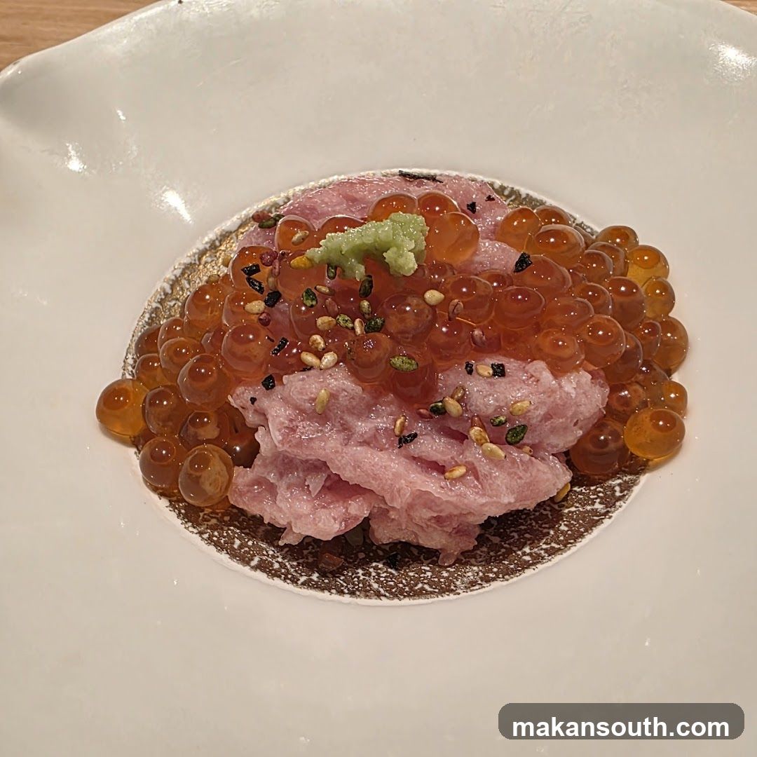 Sashimi with Caviar