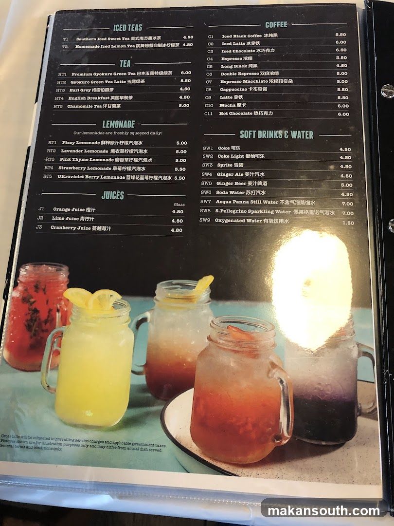 Coffee Shop Menu