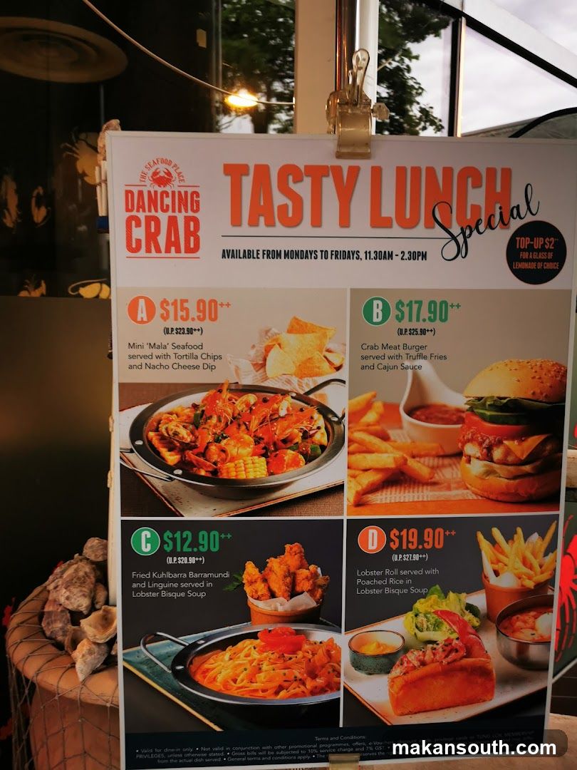 Tasty Lunch Special Menu
