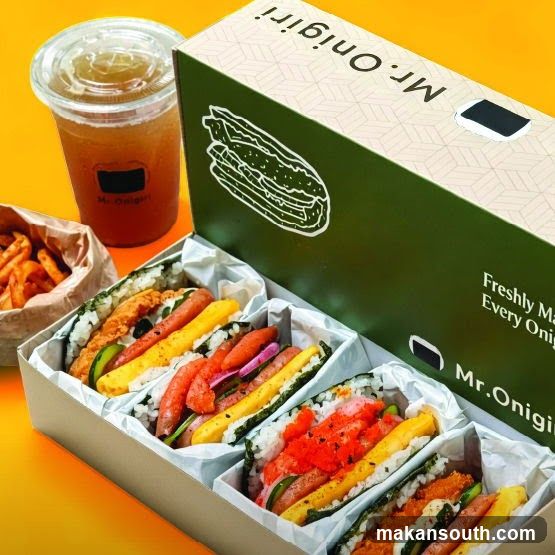 Onigiri Box with Drinks and Fries