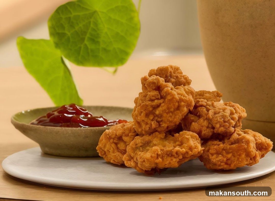 Fried Chicken with Ketchup