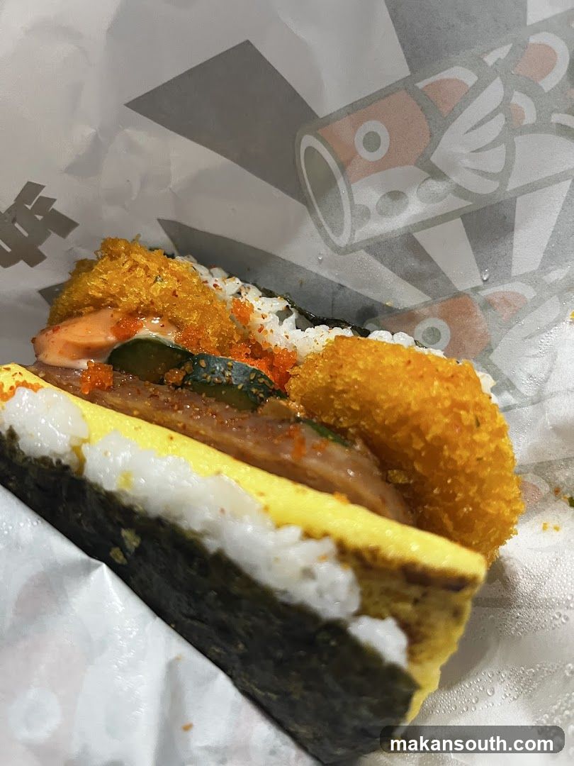 Fried Rice Roll with Toppings