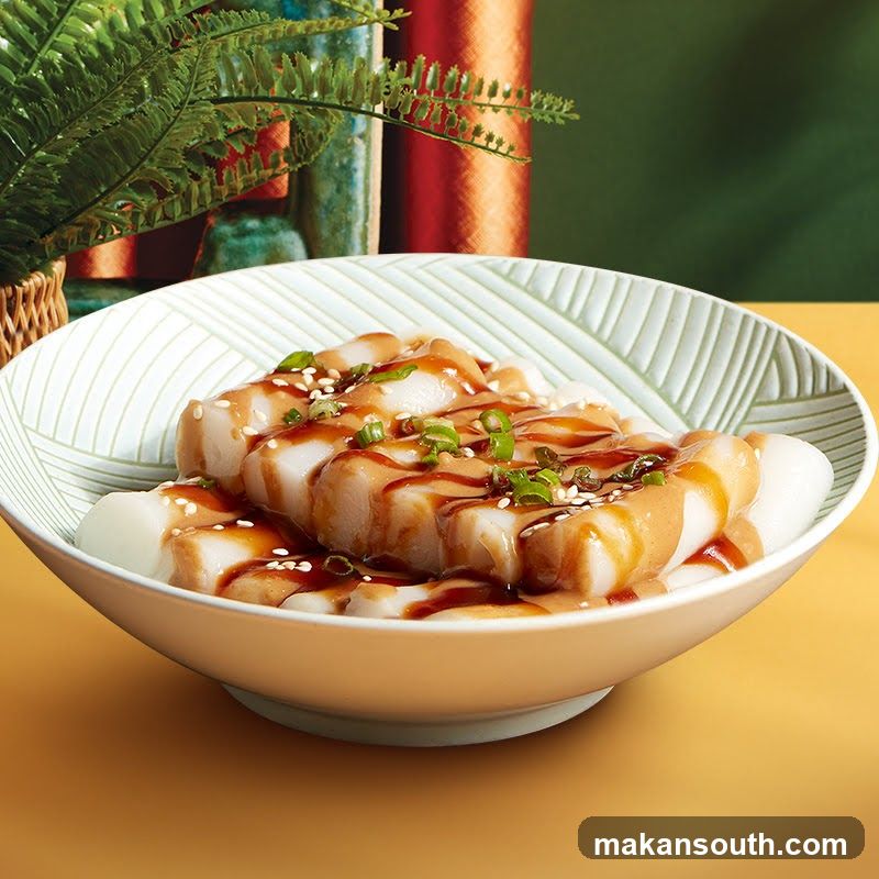 Rice Noodle Rolls with Sauce