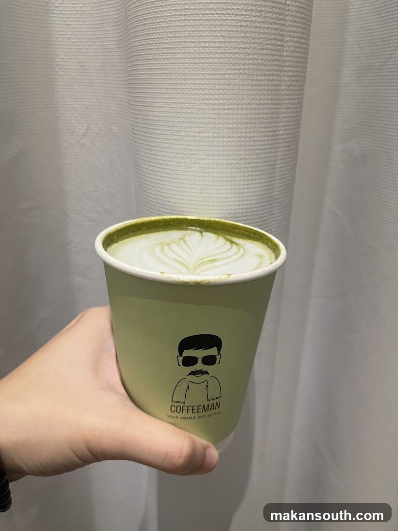 Matcha Latte in Cup