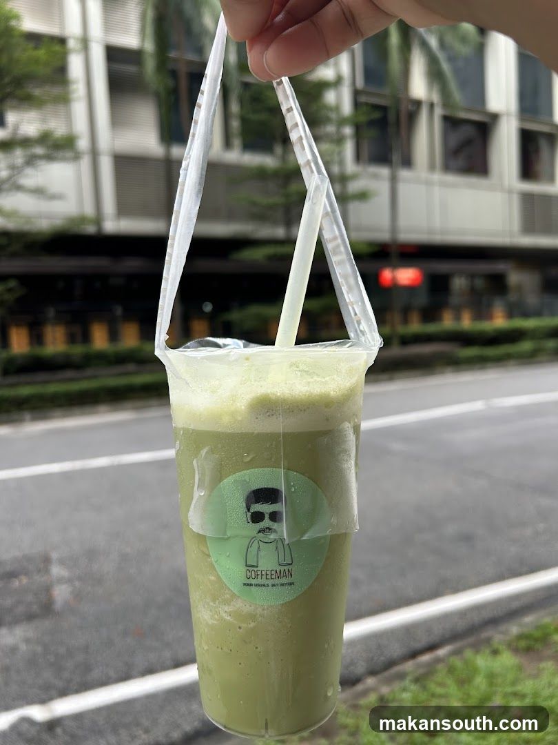 Matcha Drink with Logo