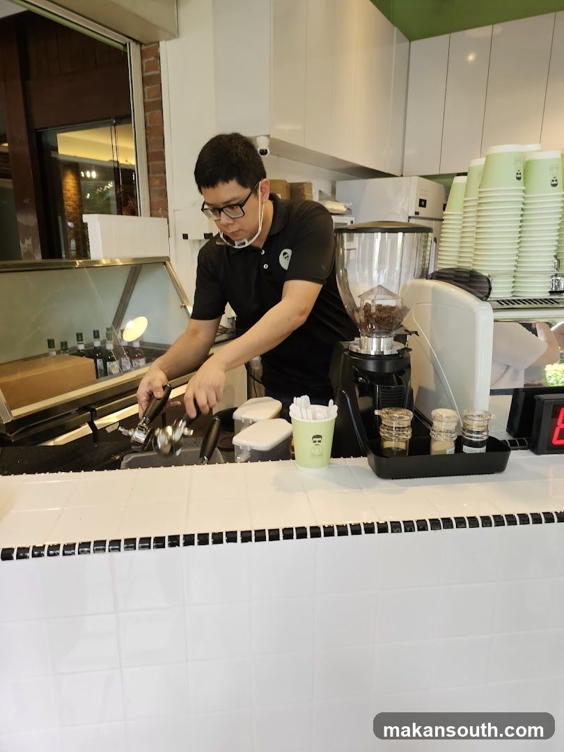 Barista Preparing Coffee