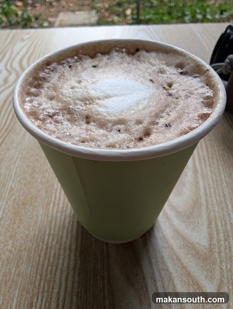 Latte in Paper Cup