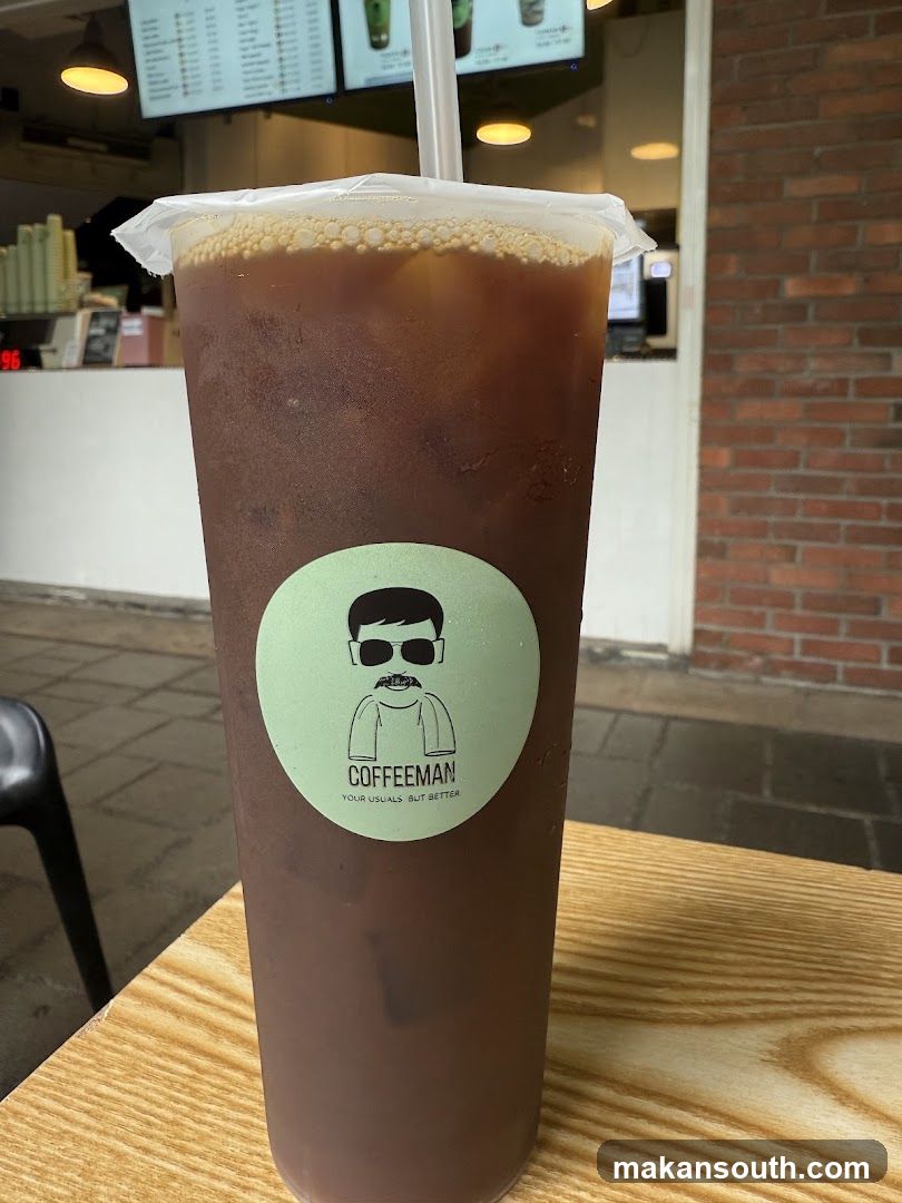 Iced Coffee with Straw
