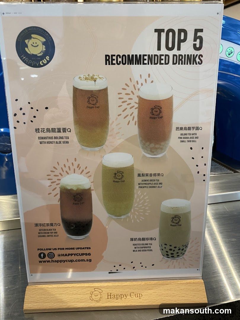 Top 5 Recommended Drinks - Happy Cup