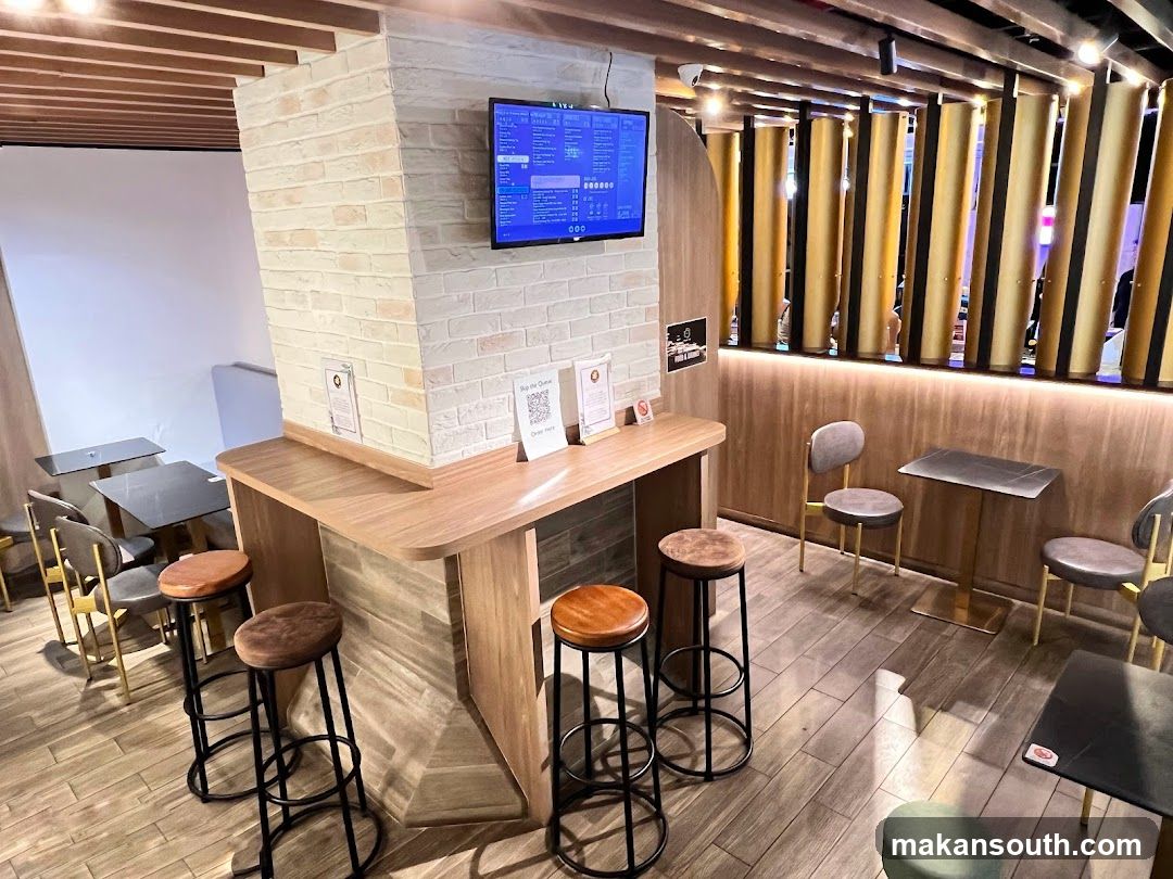 Interior of a modern cafe or restaurant
