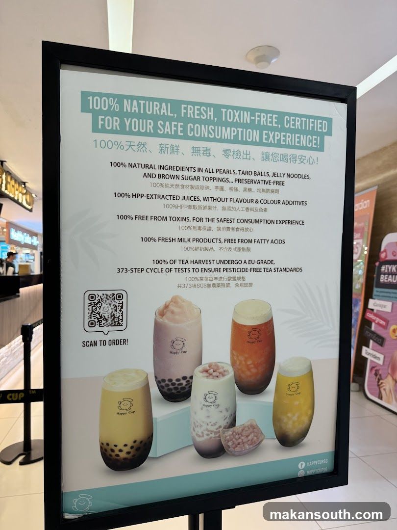 Happy Cup Ad Poster