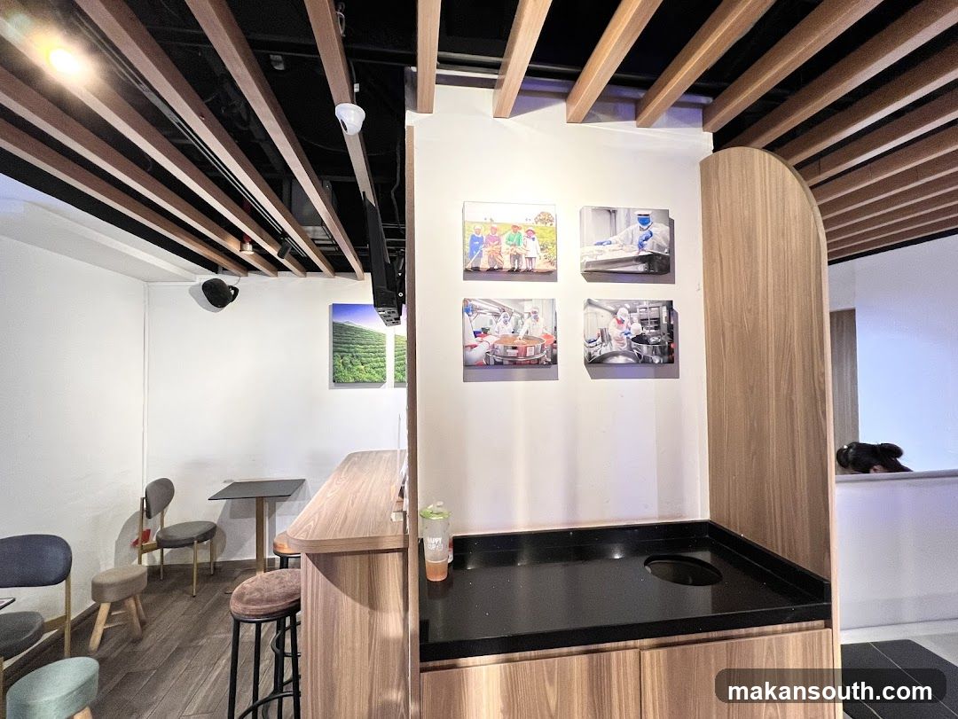 Interior of a modern cafe or restaurant