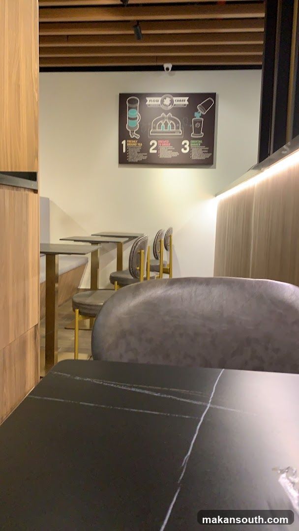 Interior of a modern cafe or restaurant