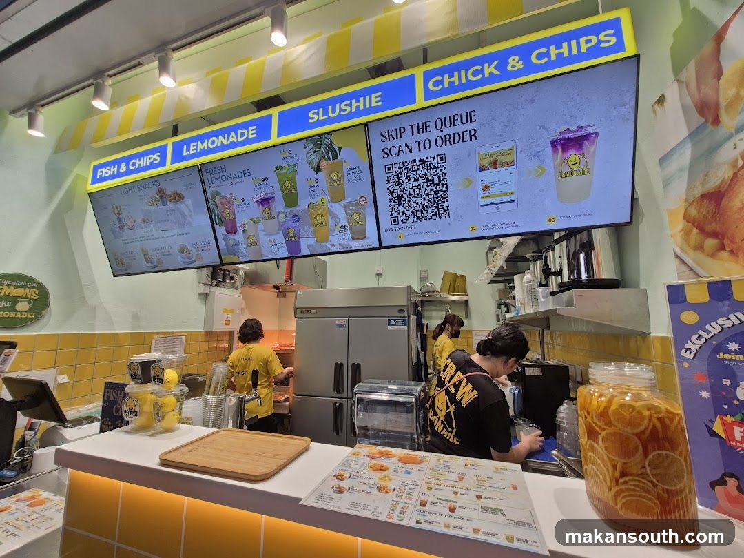 Chick & Chips Counter Interior
