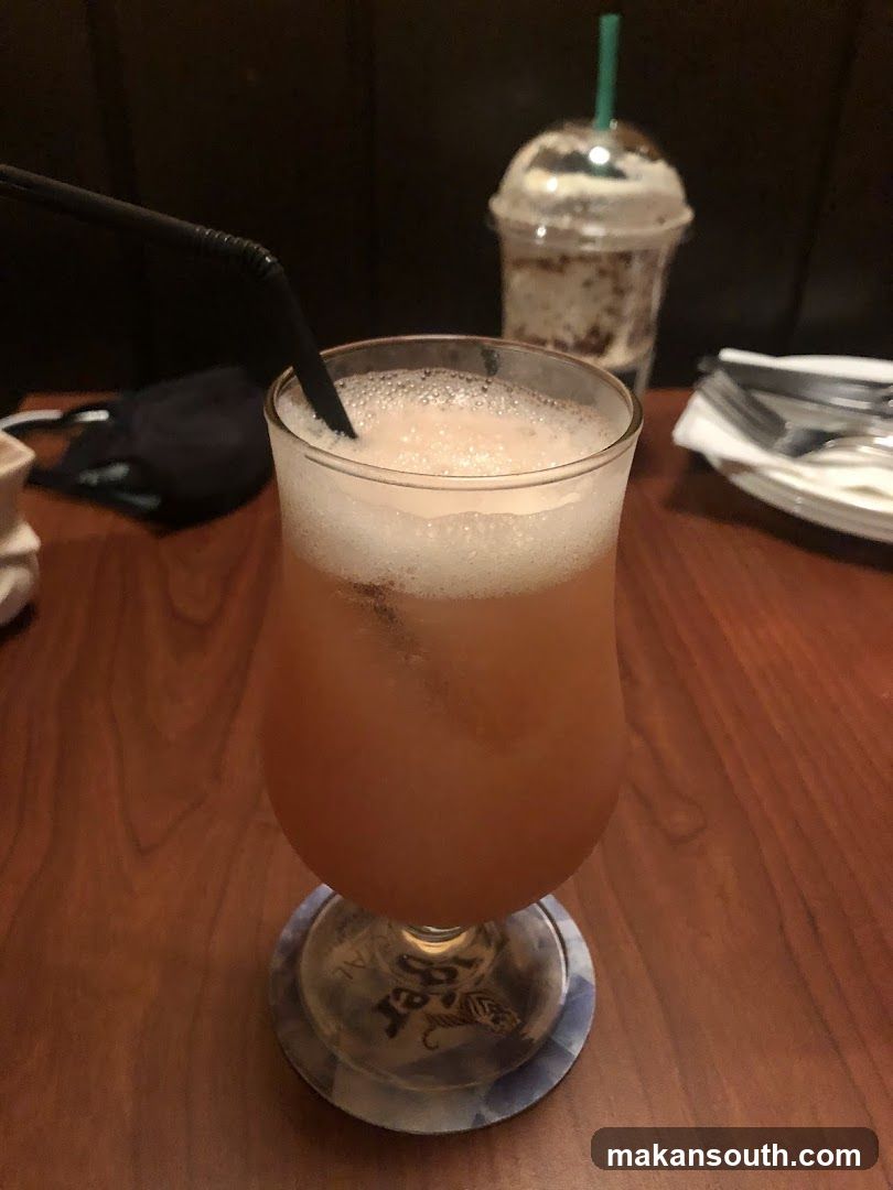 Beverages on a wooden table