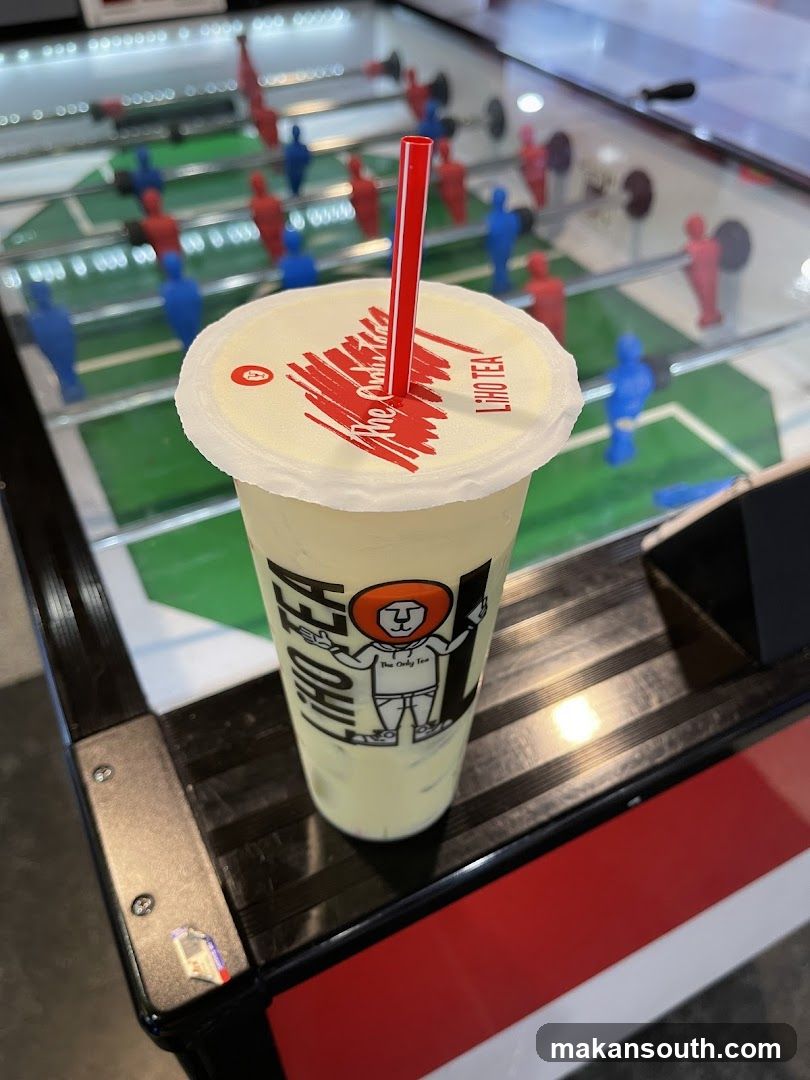 Beverage Cup on Foosball Table