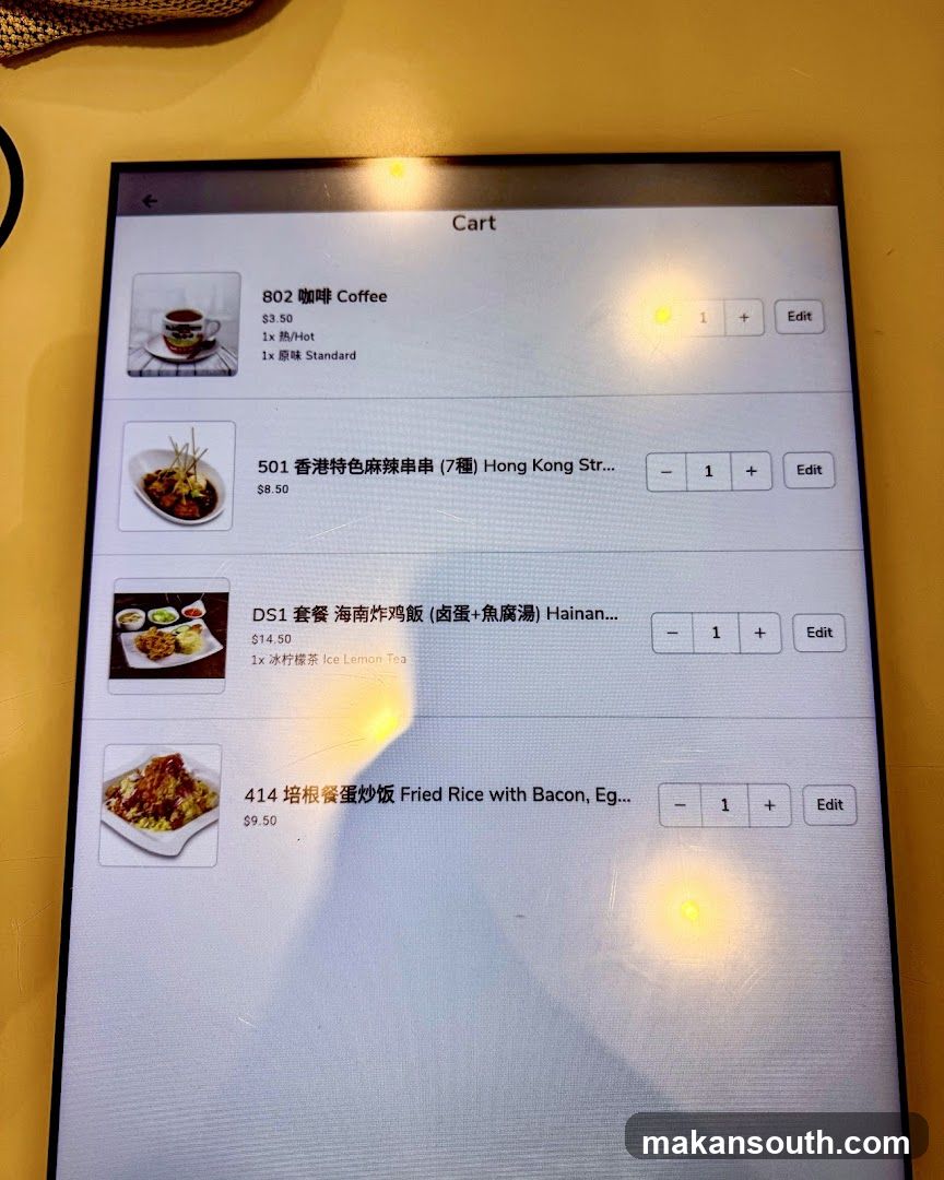 Digital Menu Board Display