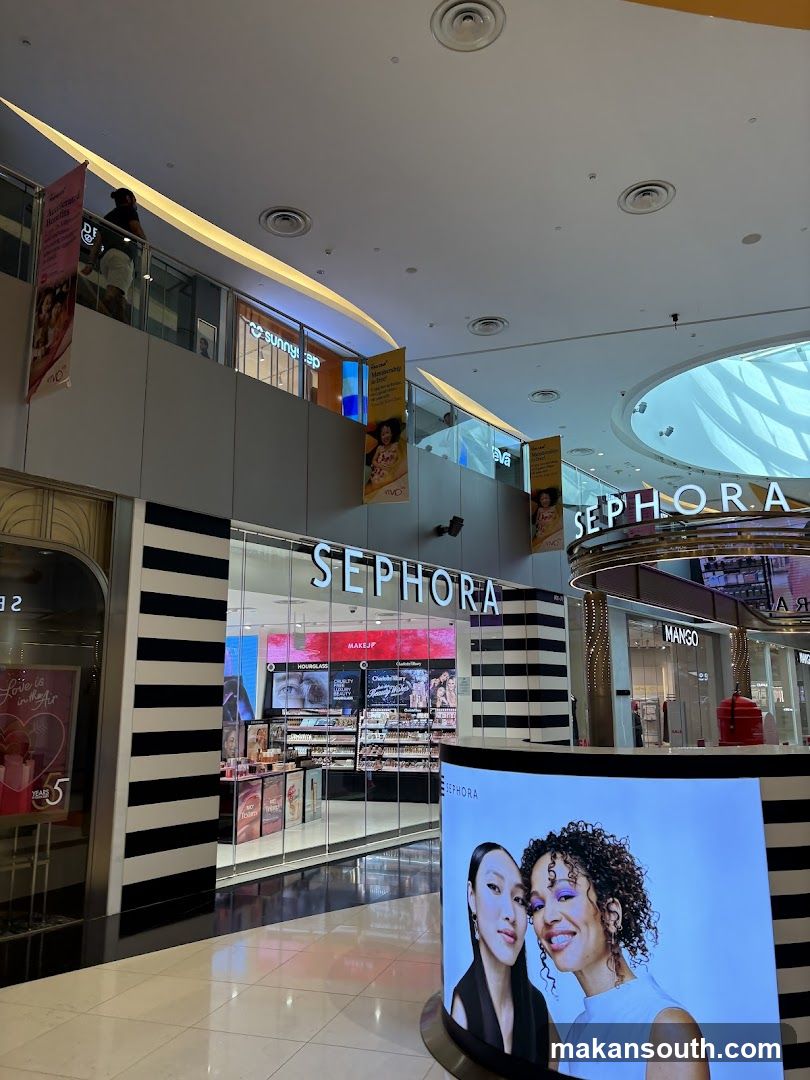 Sephora Store Interior and Exterior View