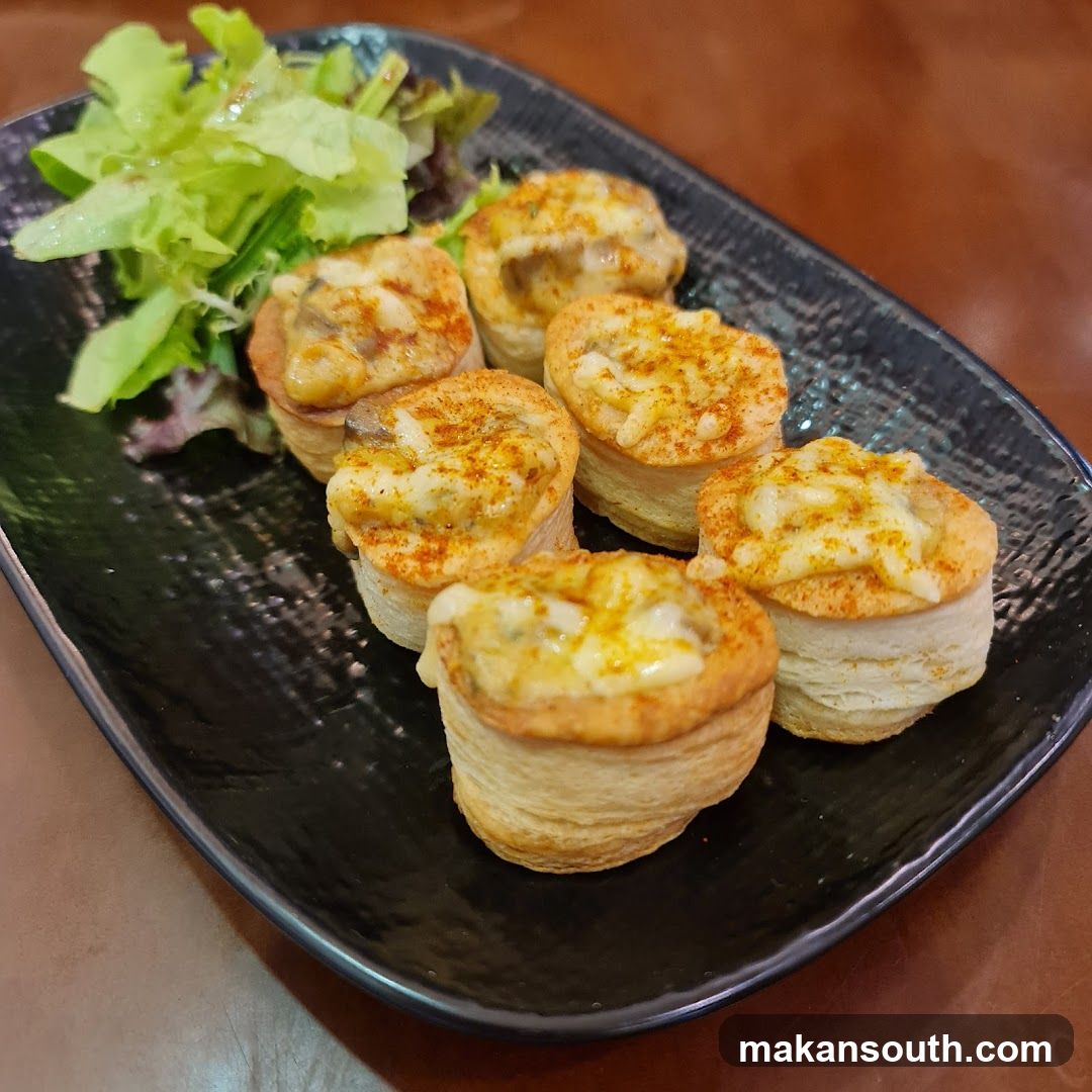 Puff Pastry Appetizers with Salad