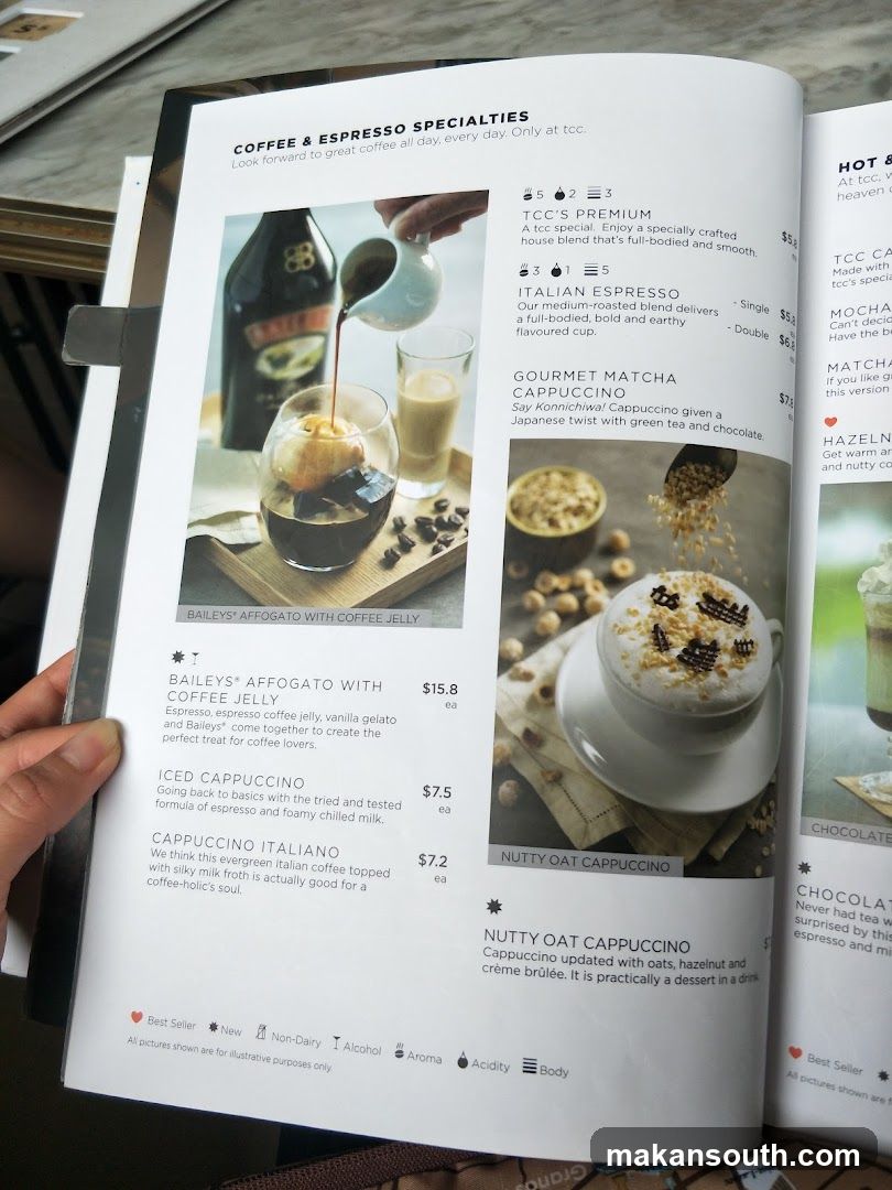 Coffee & Espresso Specialties Menu