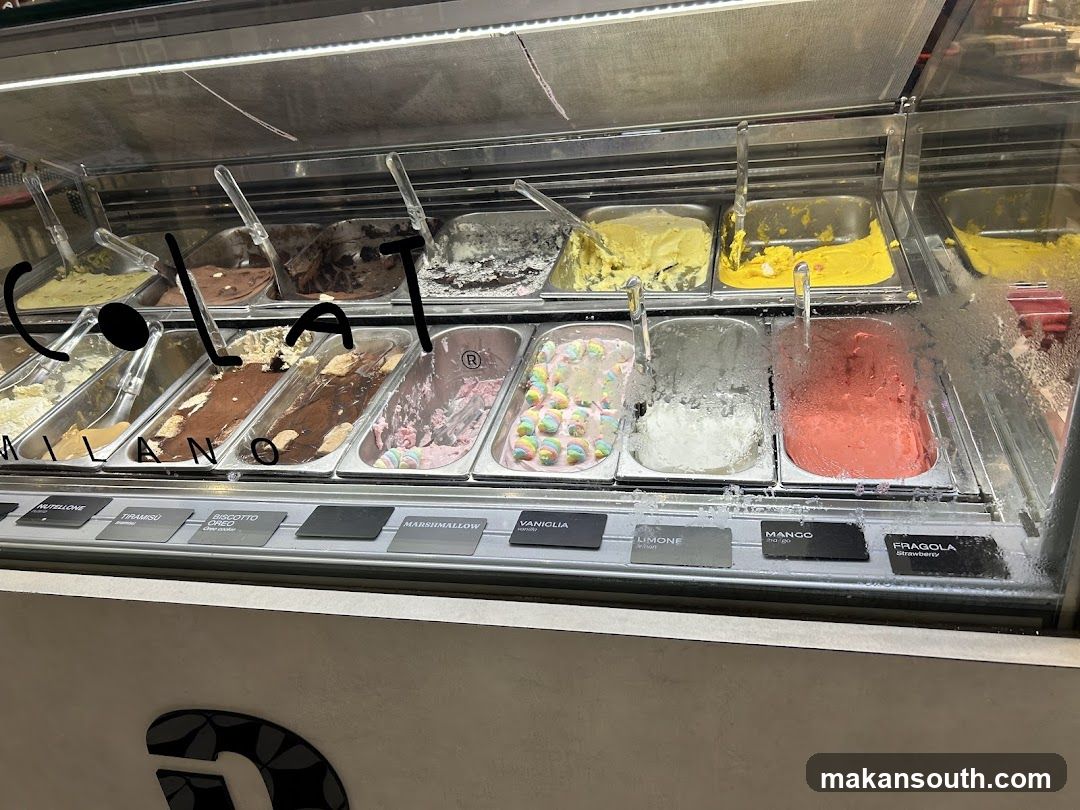 Gelato Display Case