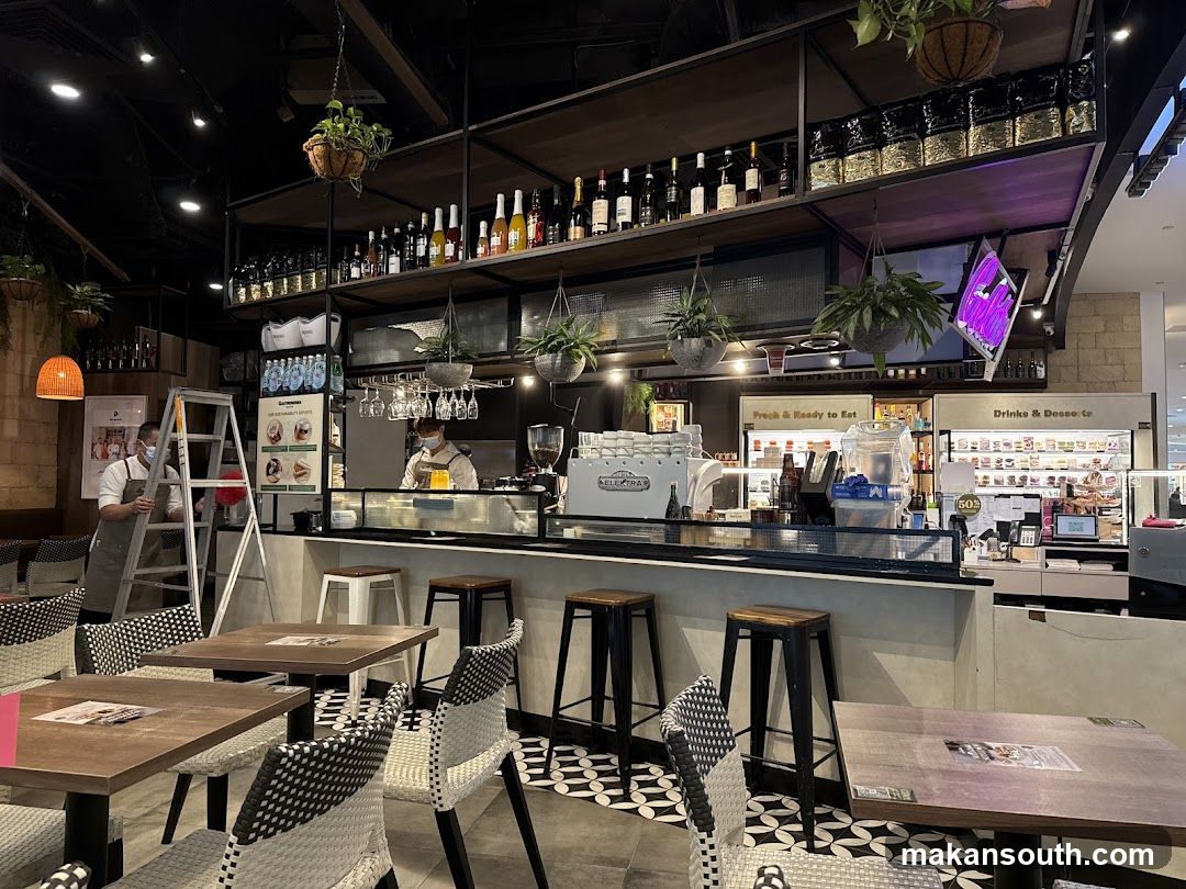 Interior of a cafe or restaurant