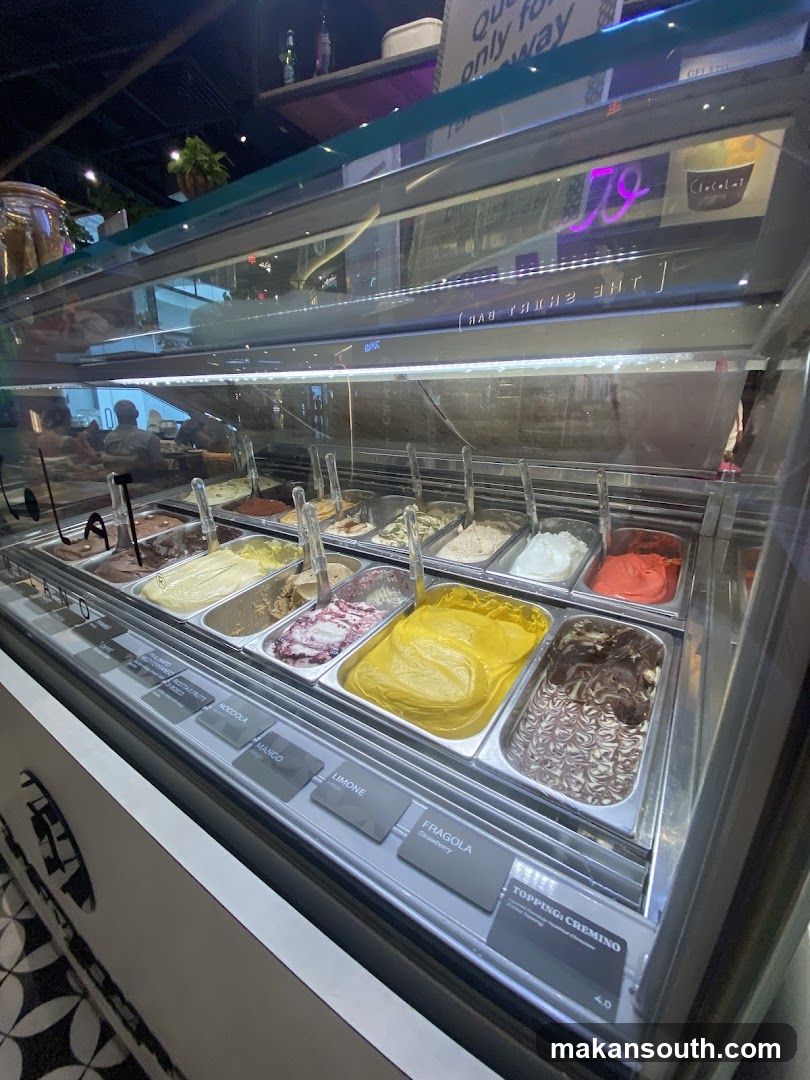 Gelato Display Case