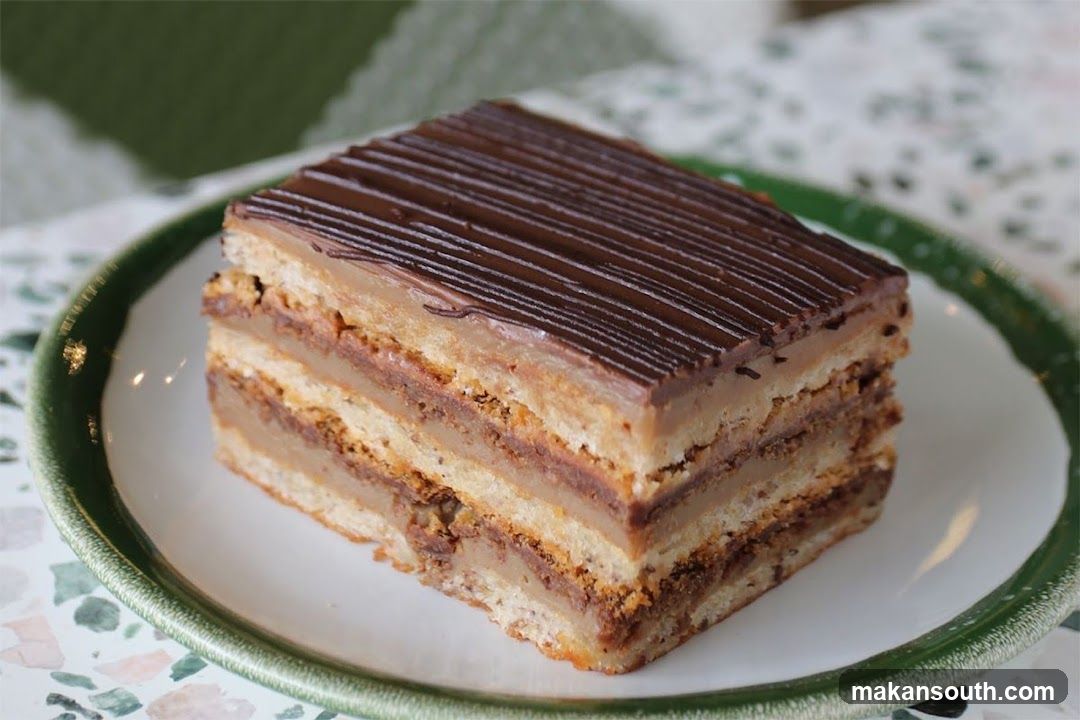 Chocolate Layer Cake Slice