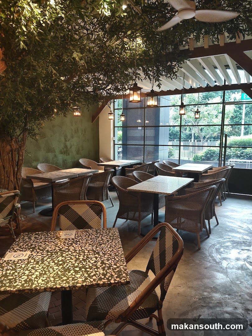Outdoor Cafe Interior