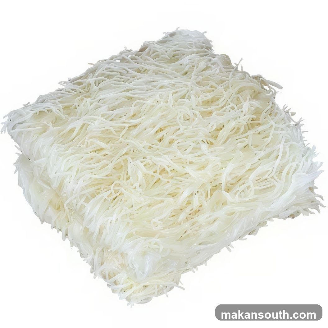 Pile of White Noodles