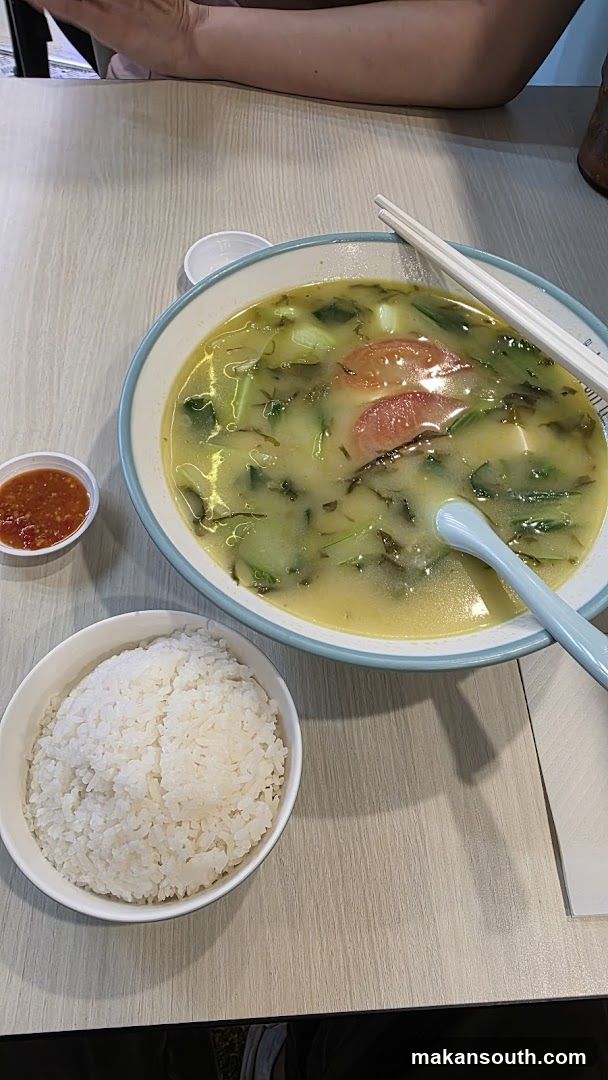Meal with Soup and Rice