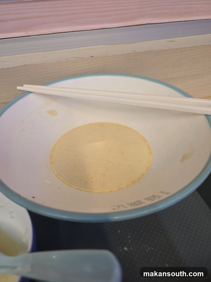 Empty Bowl with Chopsticks