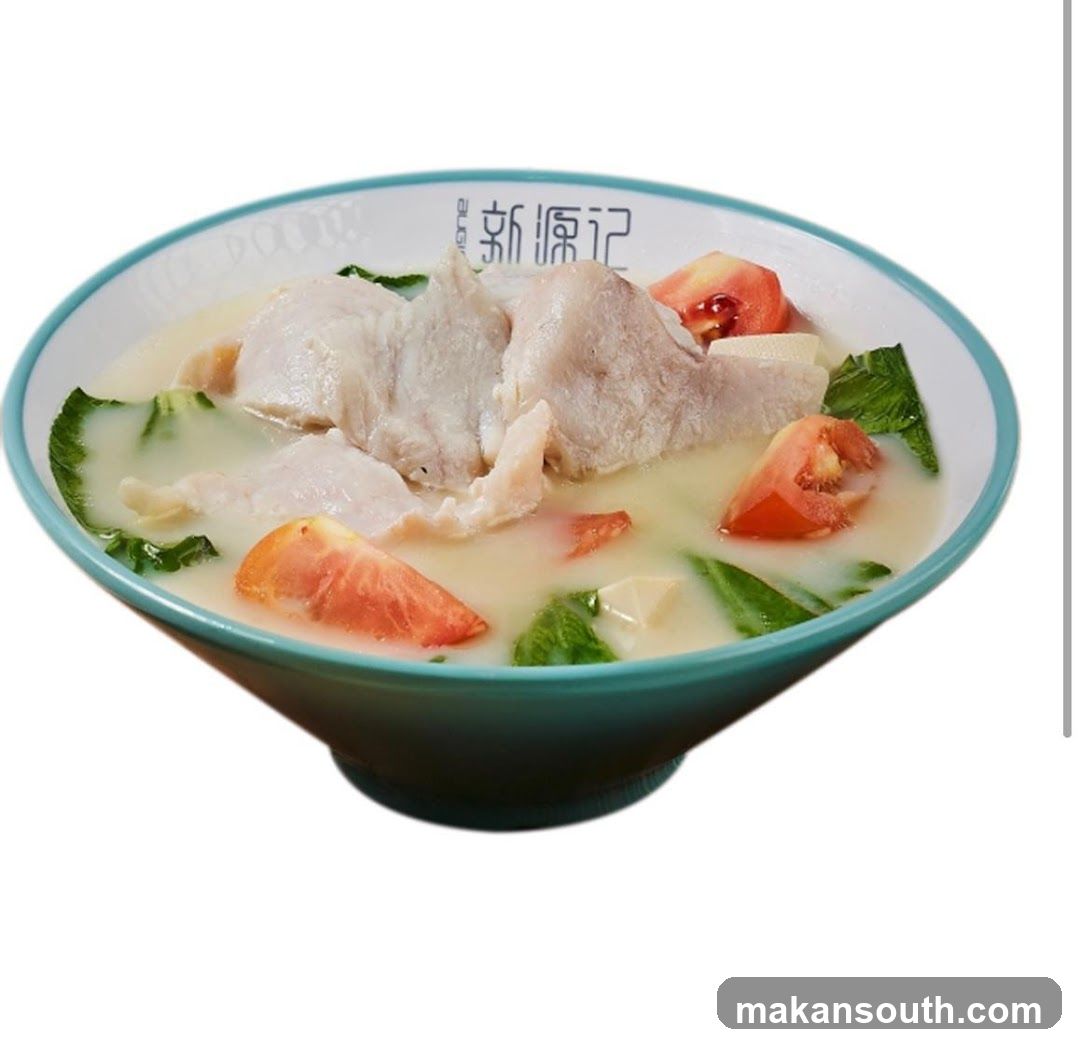 Tomato Fish Soup Bowl