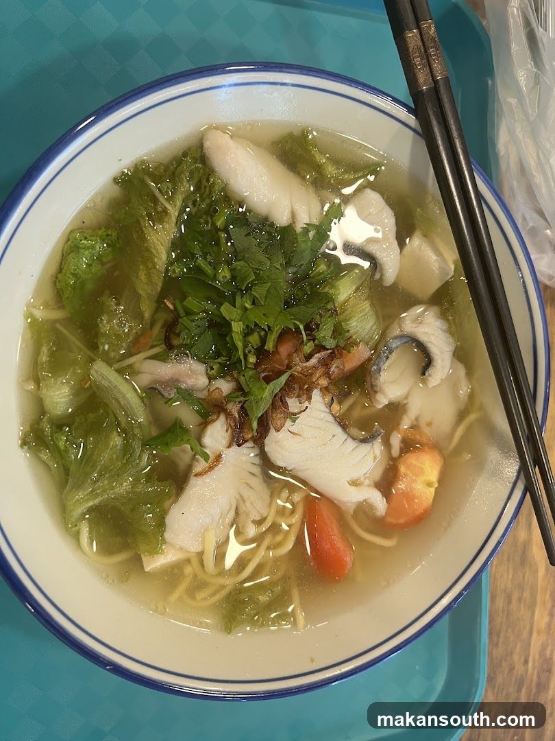 Fish Noodle Soup Bowl