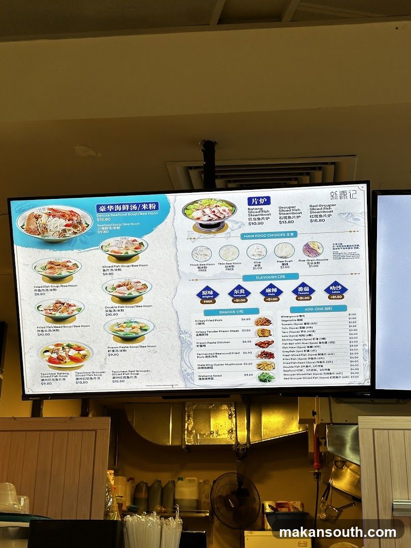 Dining Menu Board