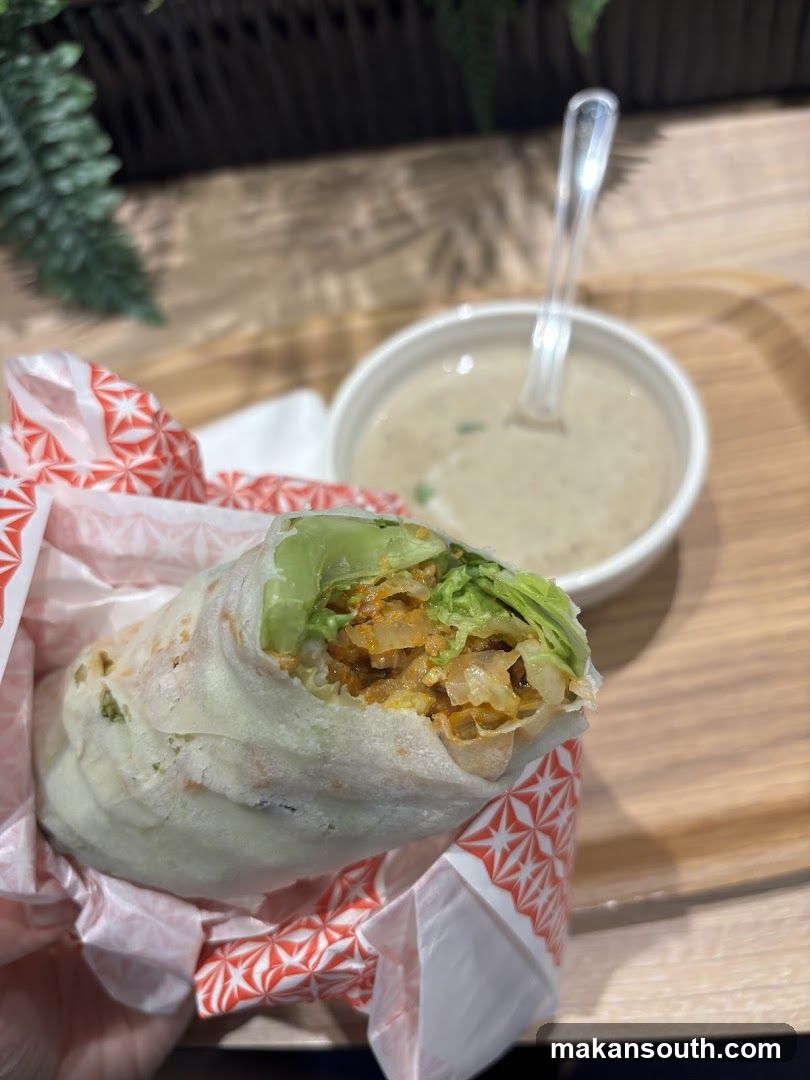 Avocado Wrap with Sauce