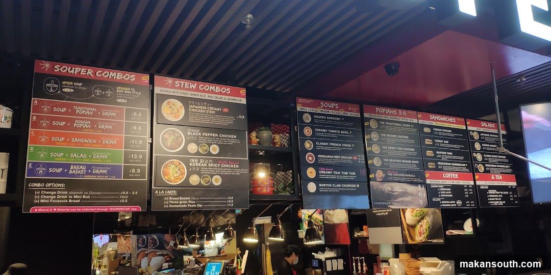 Souper & Stew Combos Menu Board
