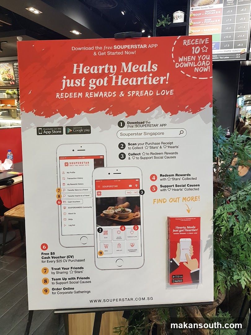Souperstar App Promotion Poster